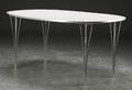 Piet Hein  Bruno Mathsson. Super Ellipse spisebord  Denne vare er sat til omsalg under nyt varenummer 4642482