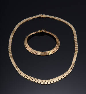 Murstens halskæde samt armbånd af 14 kt. guld 2 Denne vare er sat til omsalg under nyt varenummer 4257039