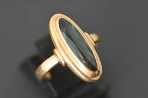 Guldring 18K ca 4gr