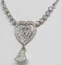 Diamantprydet halssmykke, ca. 1.30 ct.