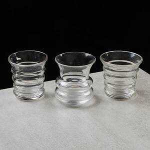 LÄNSMANSGLAS, 3 st, 1800-tal