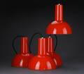 Louis Poulsen. Fire pendler af metal 4