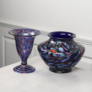 VASER, 2 st, färgat glas