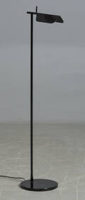 E. Barber  J. Osgerby   Flos  Standerlampe, model Tab F Halogen, sort