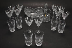 Krystal glas, skål og karaffel 18