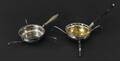 Tespindlar, 2 st, silver, 1800-tal
