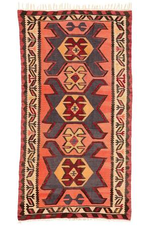 Persisk Shahsavan Kelim 285 x 145 cm.