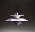 Poul Henningsen. PH5 pendel, lilla 