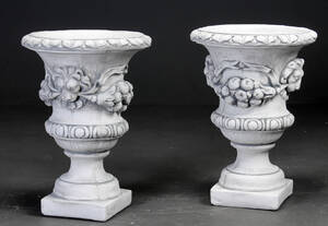 Kolosal havekrukke  blomsterkrukke, stenmateriale