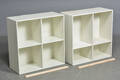 Peter J, Lassen. To moduler, hvidlakeret  2