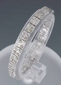 Diamant armbånd, ca. 3.33 ct Denne auktion er annulleret - se nu vare 1942958