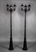 Parklamper, trearmet i aluminium 2