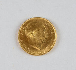 Danmark. 20 kroner guldmønt 1917