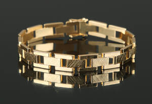Armbånd af guld, 14 kt.