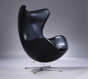 Arne Jacobsen. Lounge lænestol. Ægget, model 3316  Denne vare er sat til omsalg under nyt varenummer 4442994