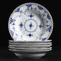Royal Copenhagen, helblonde Musselmalet 6