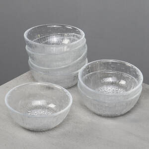 DESSERTSKÅLAR, 7 st, glas