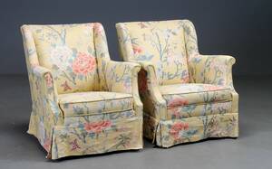 Par overpolstrede lænestole, 1960erne 2 