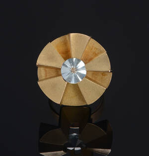 Hans Hansen ring af guld 