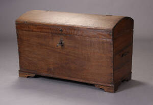 Standkiste, egetræ, 1800-tallet  