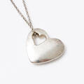 Tiffany  Co Heart Pendant