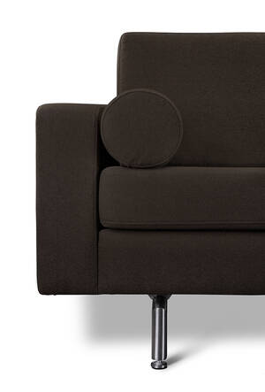 Sam Haughton, Ellington, 3 pers. sofa, mørk brun.