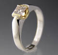 Solitaire ring ca. 0.51 ct.