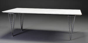 Sofabord med marmorplade