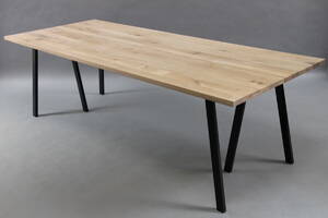 Plankebord af massivt egetræ