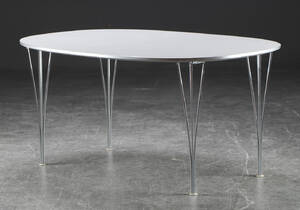 Piet HeinBruno Mathsson. Super Ellipse spisebord 