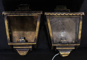 Vägglampor för utomhusbruk. 1900-talets senare del. 2