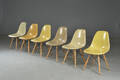 Charles Eames 1907- 1978. Seks stole, model DSW 6 Denne vare er sat til omsalg under nyt varenummer 5042303