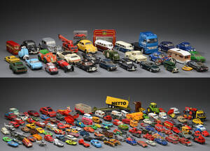 Burago, Corgi, Sunnyside, Matchbox m.fl. Samling modelbiler ca. 80