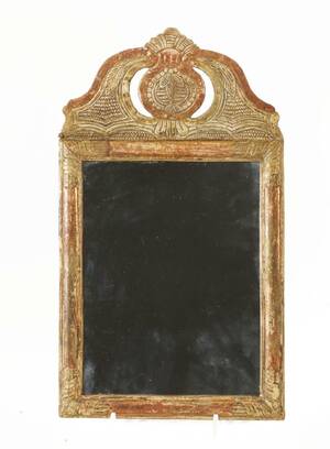 Bordsspegel, Gustavianskt Stockholmsarbete, daterad 1792