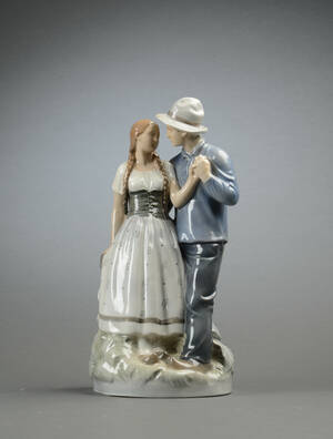 Royal Copenhagen. Henrik og Else. Porcelænsfigur.  Denne vare er sat til omsalg under nyt varenummer 4057020