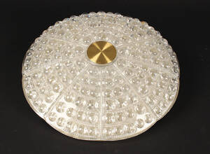 Carl Fagerlund for Orrefors. Lyfa loftslampe