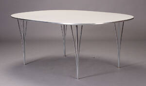 Piet Hein Bruno Mathsson. Super Elipse spisebord 