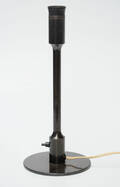 Stel  reservedele til bordlampe, bruneret metal