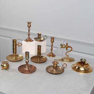 LJUSSTAKAR, bl.a Gusum  Skultuna, mässing