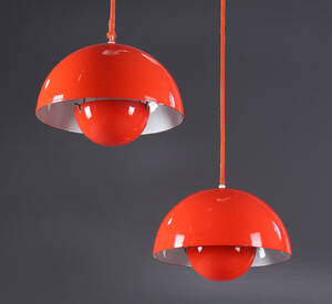 Verner Panton for Louis Poulsen. To pendler Flowerpot. 2  
