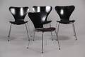 Arne Jacobsen. Sæt på fire 7er stole 3107 4