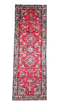 Persisk Hamadan løber. 285x100 cm.