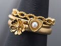 3 Spinning ringe af 8 kt. guld, str. L  str. 57 3