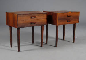 Dansk møbelproducent. Par sengeborde 2