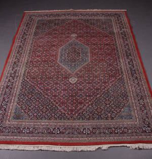 Indisk Bidjar, Håndknyttet Tæppe 332 x 246 cm.