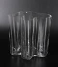 Alvar Alto for Iittala, gulvvase, klart glas