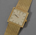 Vintage Omega armbåndsur med lænke af 14 kt guld