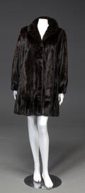 Minkpels af ramme mahogny mink str S  Denne vare er sat til omsalg under nyt varenummer 4070325