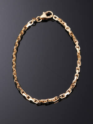 Armlænke i 14 kt guld.