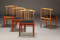 Spisestole, mahogny. 4 
